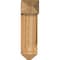 Ekena Millwork Traditional Arts and Crafts Rough Sawn Bracket w/ Offset Brace, Western Red Cedar, 8"W x 20"D x 28"H BKT0806X20X28TRA03RWR - alternate 3